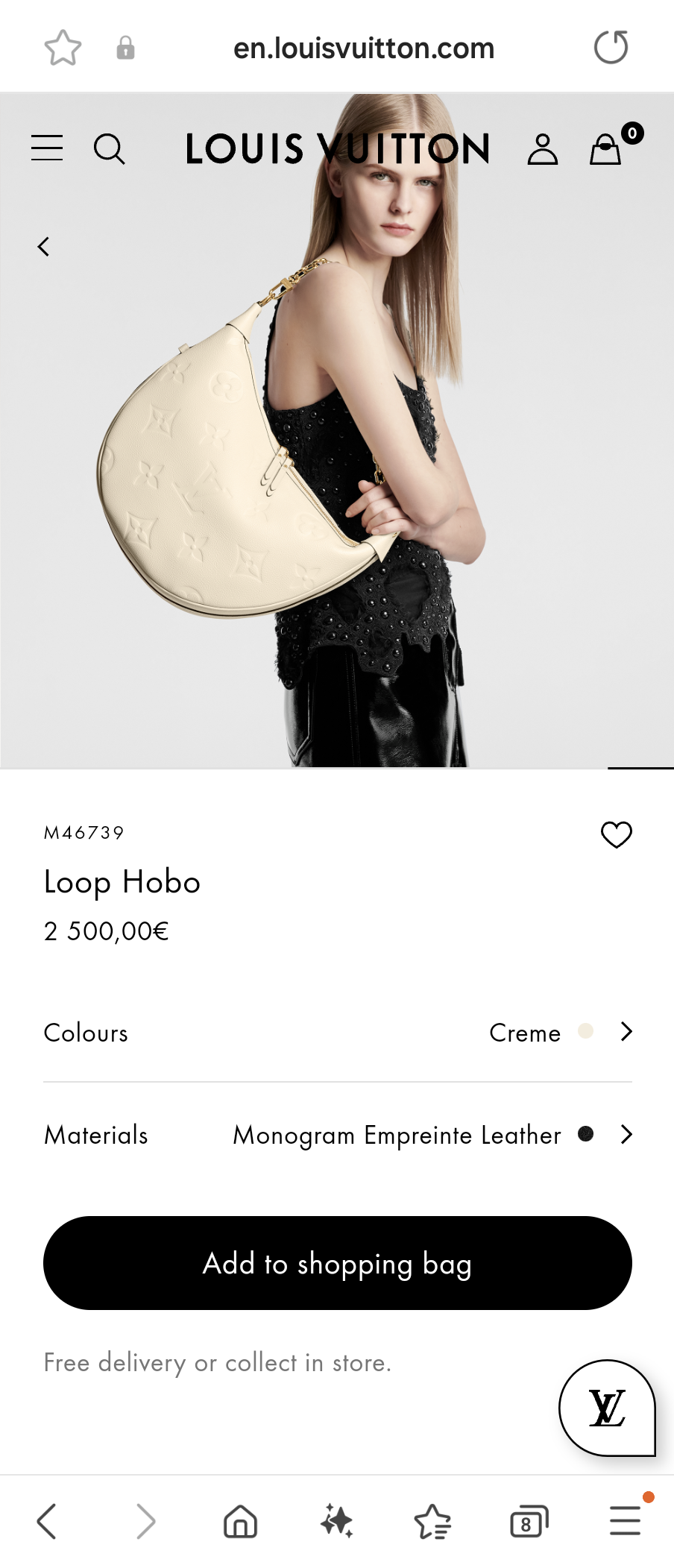 루이비통 M46739 루프 호보