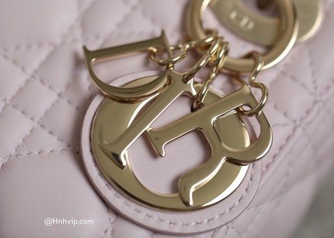 MINI LADY DIOR 백 클라우드 핑크 까나쥬 양가죽