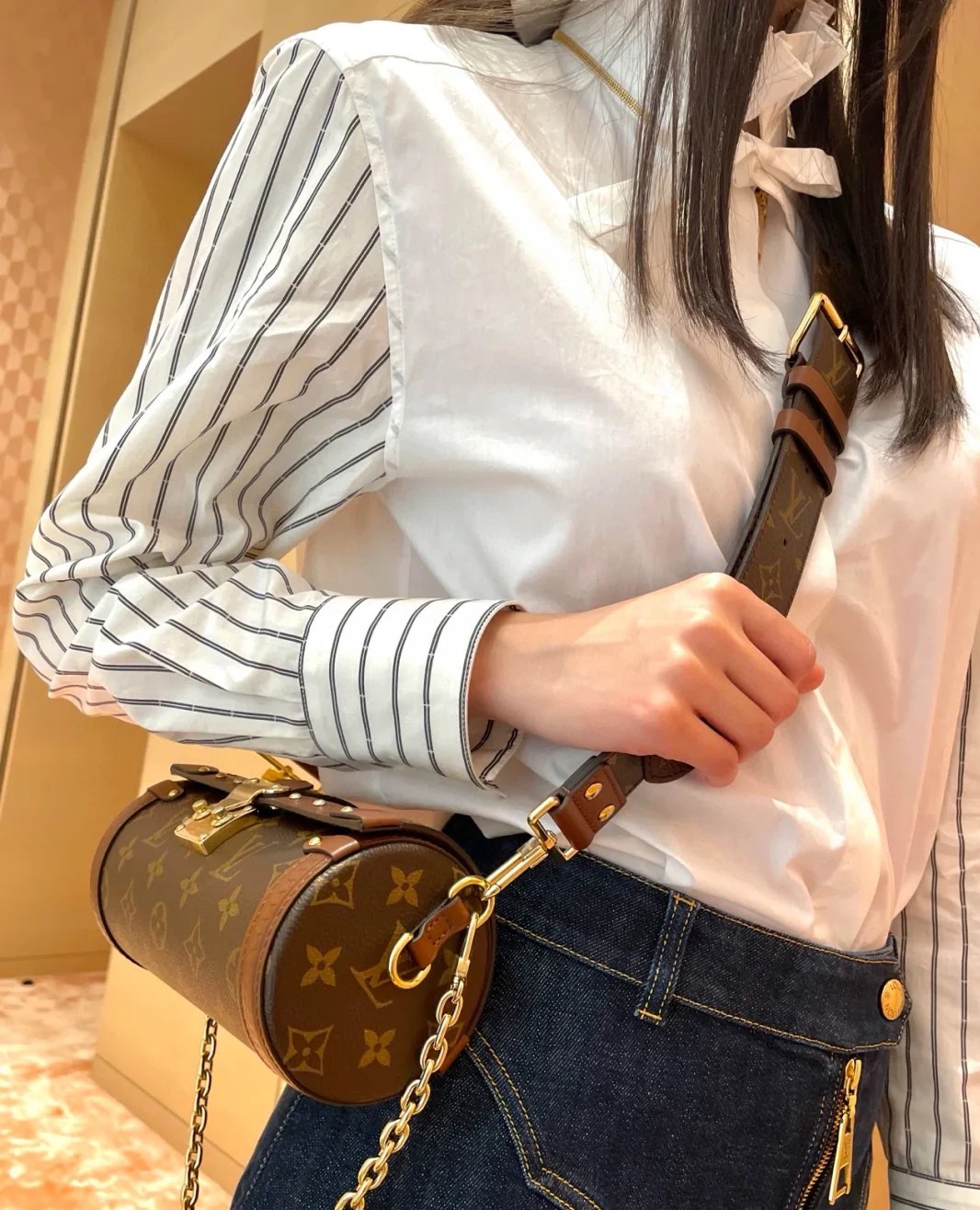 루이비통 M57835 파피용 트렁크 백
