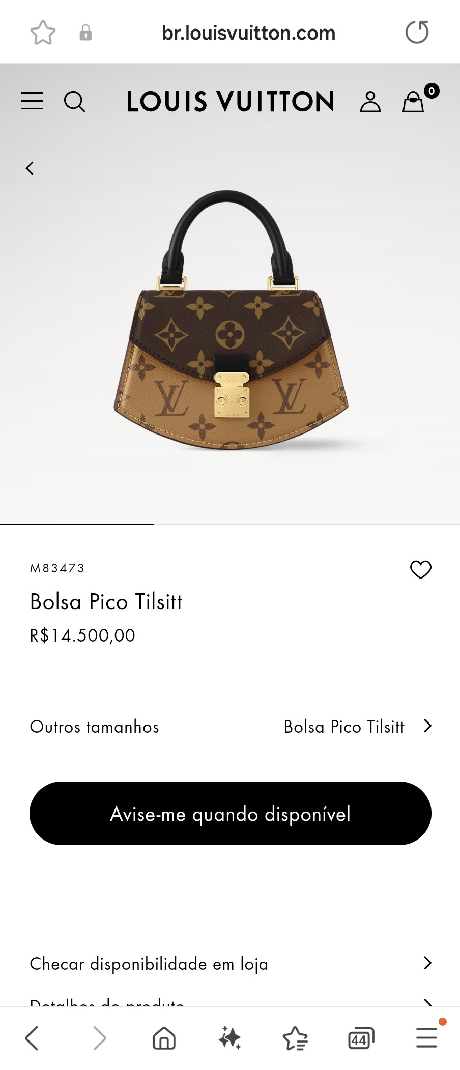 루이비통 M83473 볼사 피코 틸시트 Lv1
