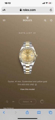롤렉스 오이스터 퍼페추얼 데이트저스트 41mm 126333 - 0009