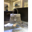 Delvaux Brillant MM Surpiqué 그레인 송아지 가죽 Tourterelle I - 아이보리