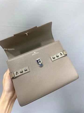 델보 템페트 스몰, 부드러운 송아지 가죽, 투톤 컬러