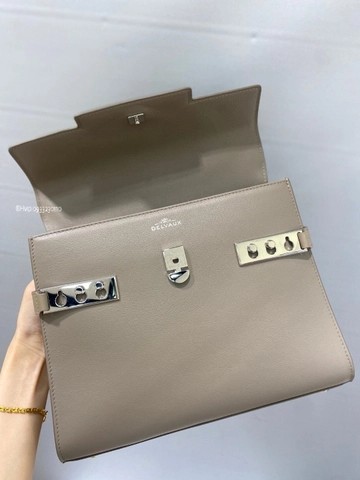 델보 템페트 MM, 부드러운 송아지 가죽, 투톤 컬러