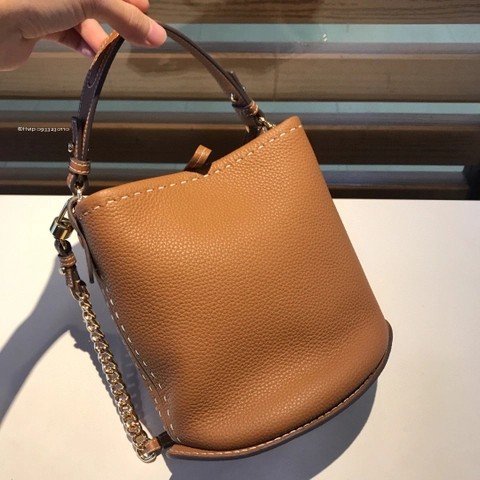 Delvaux 배터리 미니 버킷 Surpiquéen Taurillon Soft AA0607ATT0ADNDO