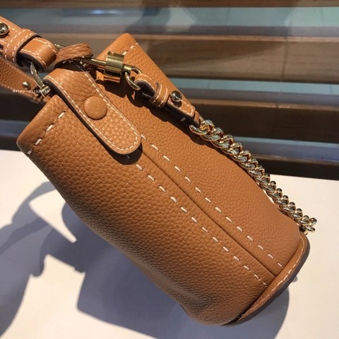Delvaux 배터리 미니 버킷 Surpiquéen Taurillon Soft AA0607ATT0ADNDO