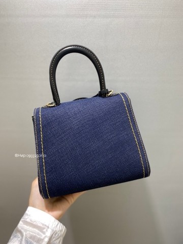델보 브릴리앙 트렌치 오후 데님 블루