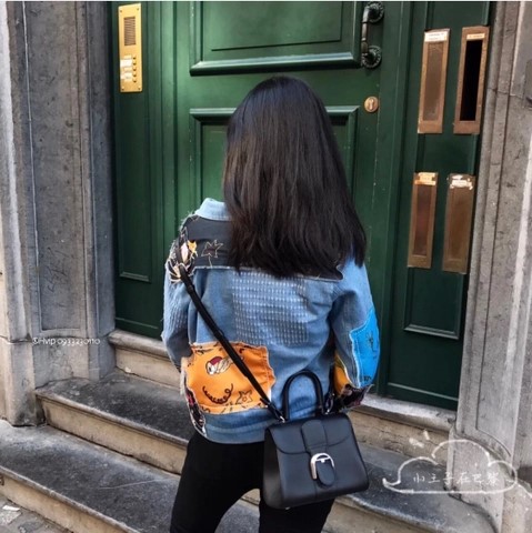 Delvaux Brillant MINI 로데오 송아지 가죽 블랙