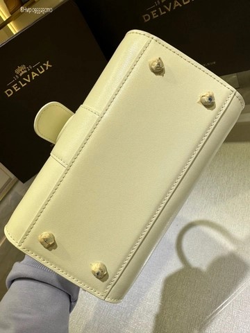 Delvaux Brillant MINI 박스 카프 화이트