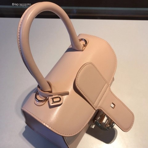 Delvaux Brillant MINI 박스 카프 로즈
