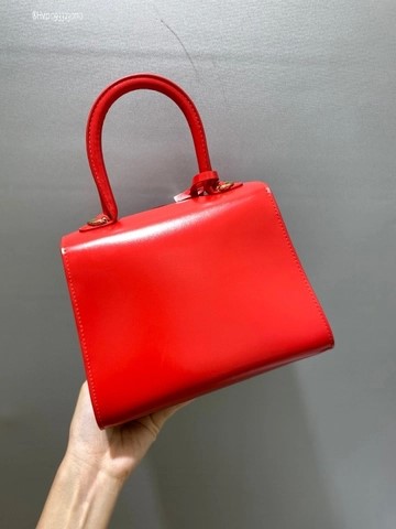 Delvaux Brillant MINI 박스 카프 레드