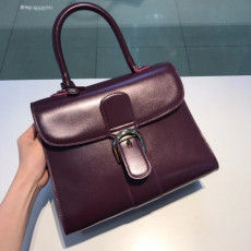 Delvaux Brillant MM 박스 카프 버건디