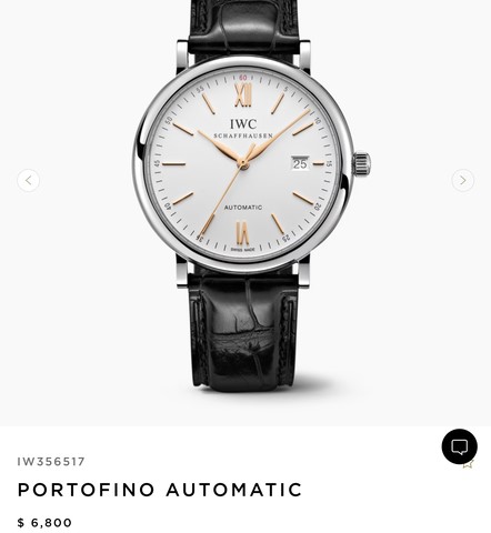 IWC 포르토피노 오토매틱 IW356517