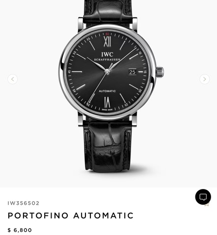 IWC 포르토피노 오토매틱 IW356502