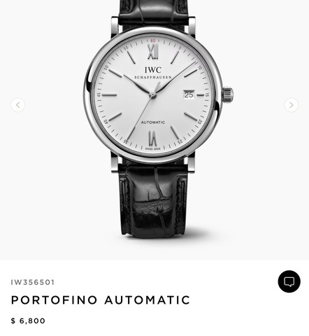 IWC 포르토피노 오토매틱 IW356501