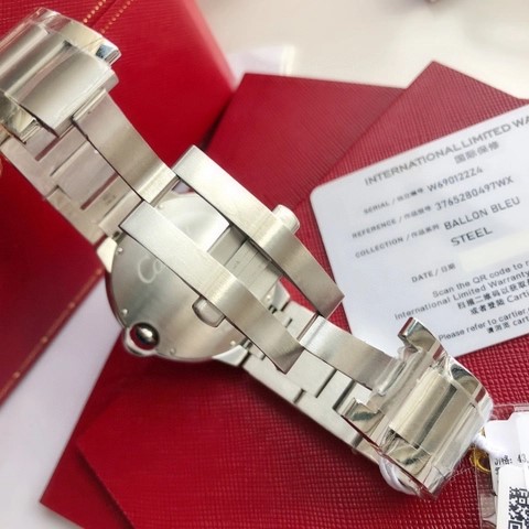 까르띠에 발롱 블루 드 W69012Z4 시계 42mm