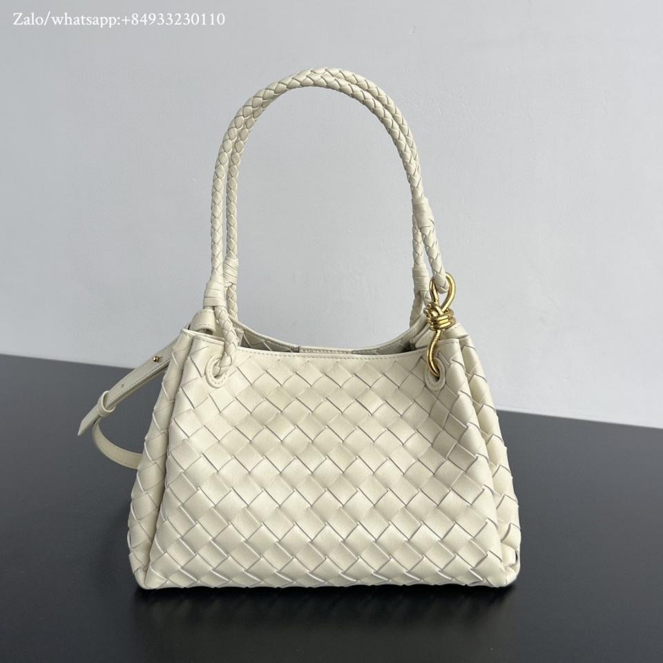 보테가 베네타 미디엄 파라슈트 씨솔트 835921 29.5x17.5x18.5cm