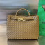 BOTTEGA VENETA 미디엄 안디아모 브라운 743572 32x25x11cm
