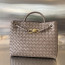 BOTTEGA VENETA 미디엄 안디아모 브라운 743572 32x25x11cm