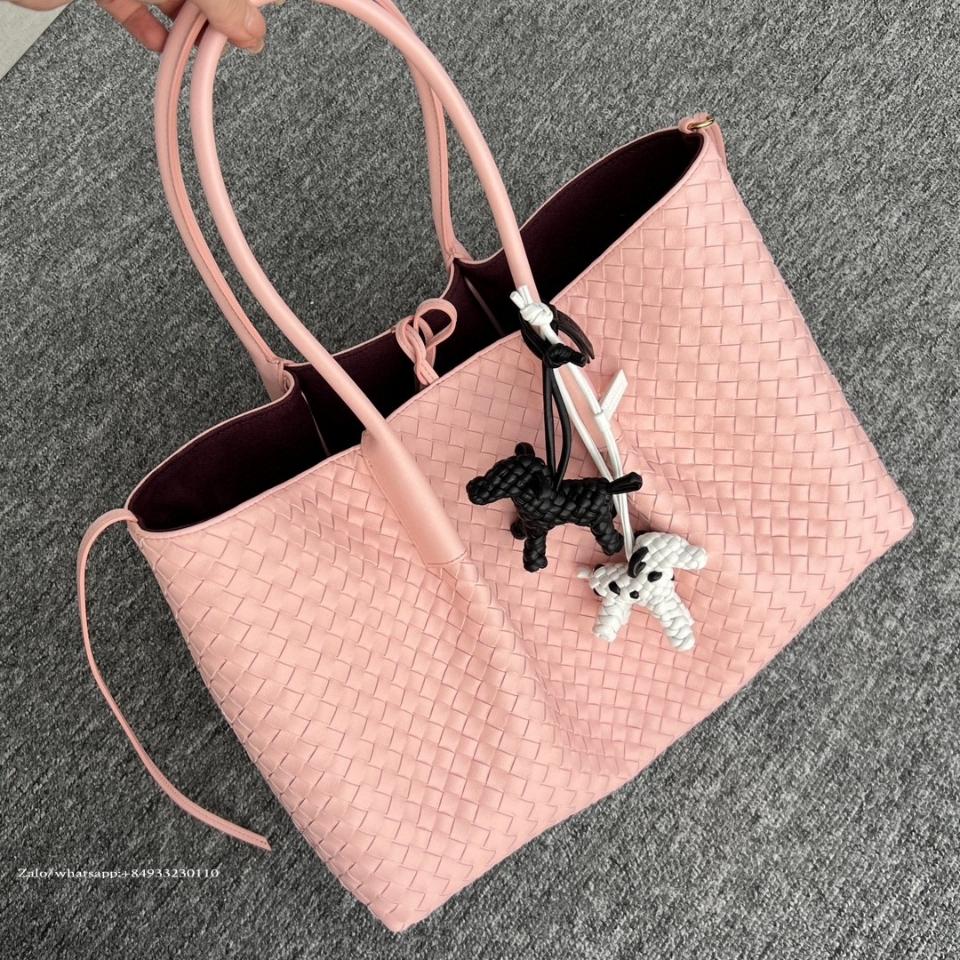 보테가 베네타 라지 피나코테카 로즈/바롤로 817166 43*14.5*23 cm