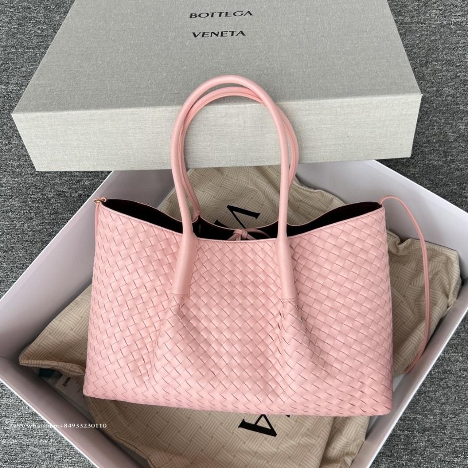 보테가 베네타 라지 피나코테카 로즈/바롤로 817166 43*14.5*23 cm