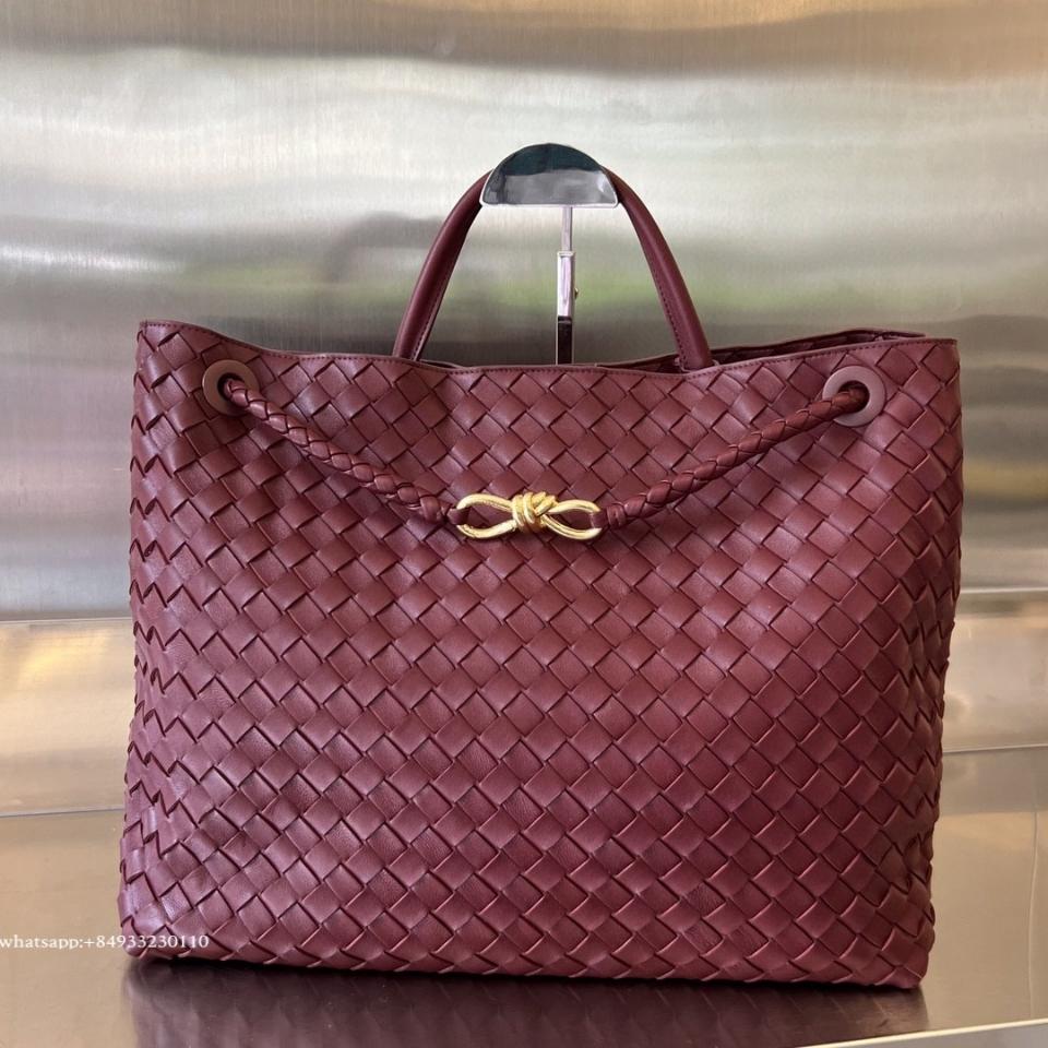 보테가베네타 라지 안디아모 네이비 바롤로 743575 45*22*34 cm