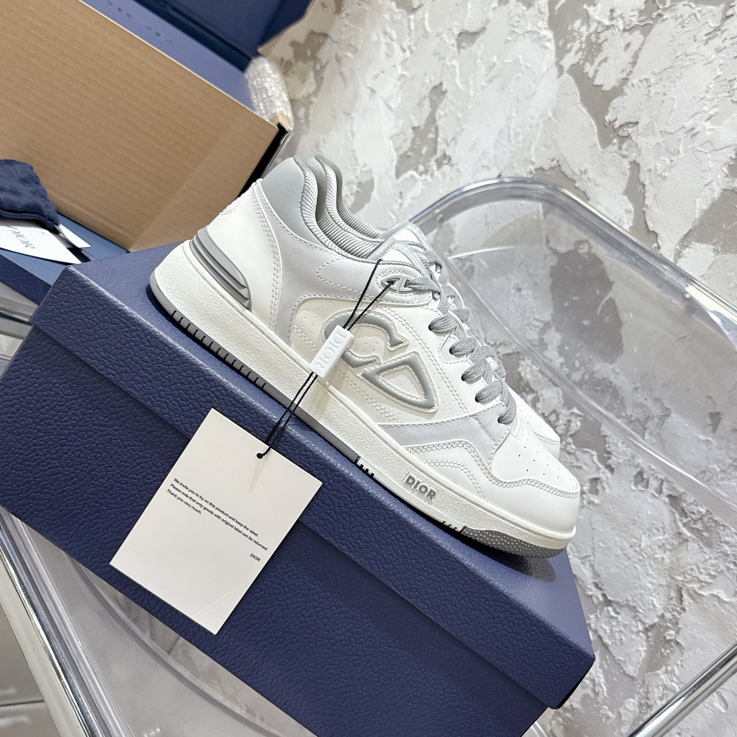 2025년 한정판 Dior x 카브스(KAWS) 콜라보 B57 스니커즈