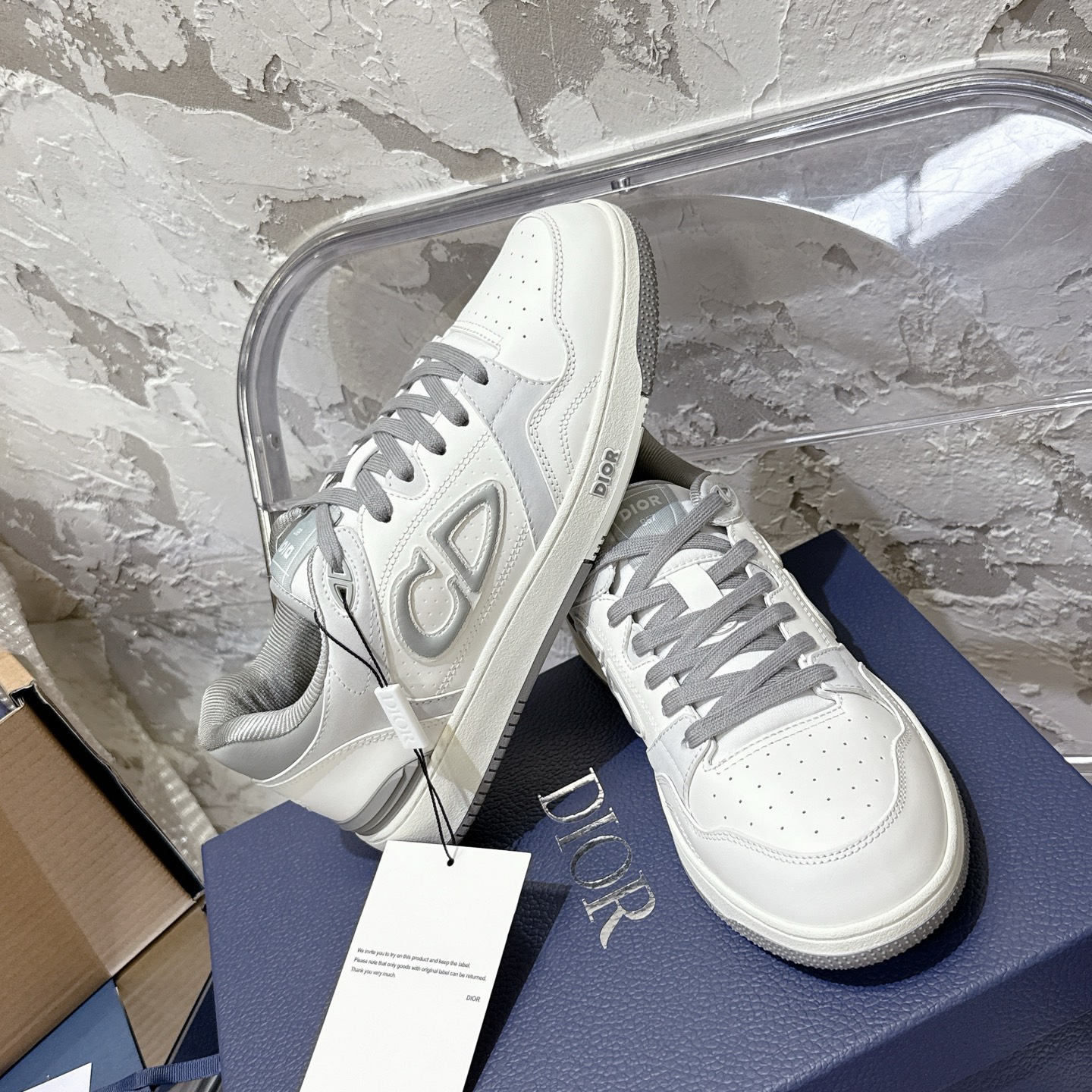 2025년 한정판 Dior x 카브스(KAWS) 콜라보 B57 스니커즈