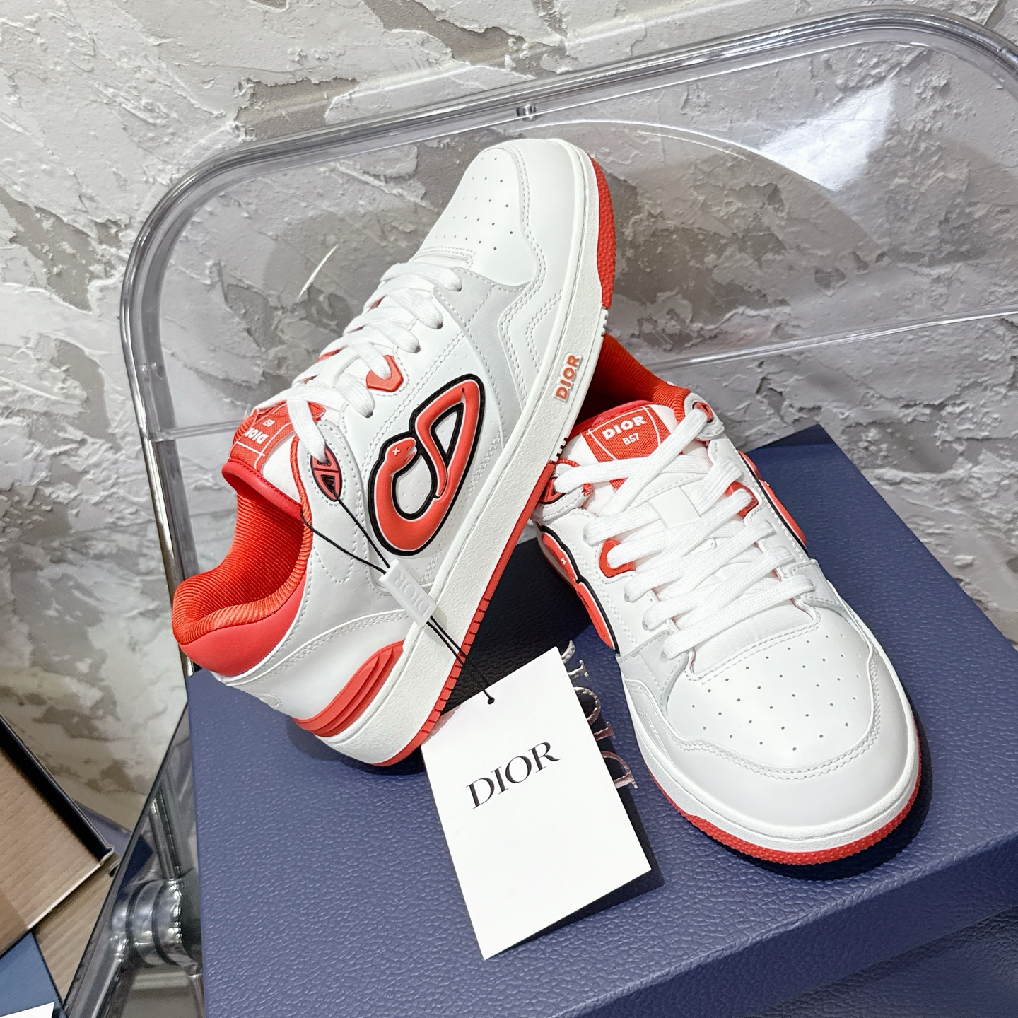2025년 한정판 Dior x 카브스(KAWS) 콜라보 B57 스니커즈