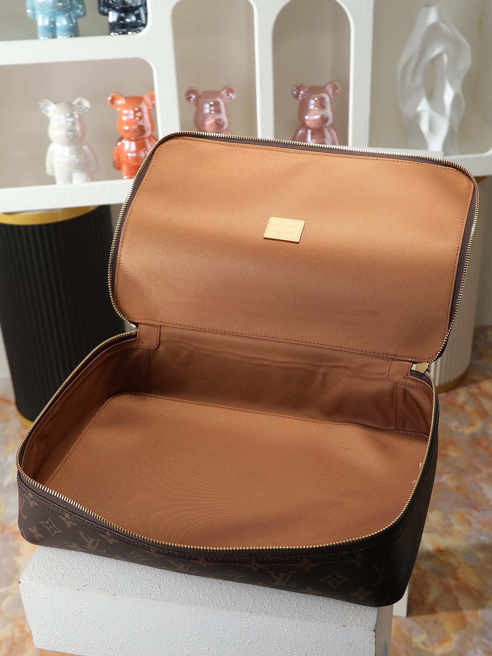 루이비통 M43690 Packing Cube 대형 모노그램 스타일 여행용 수납 파우치