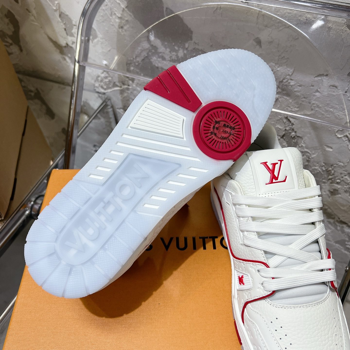 루이비통 LV Trainer 스타일 커플용 로우탑 스니커즈