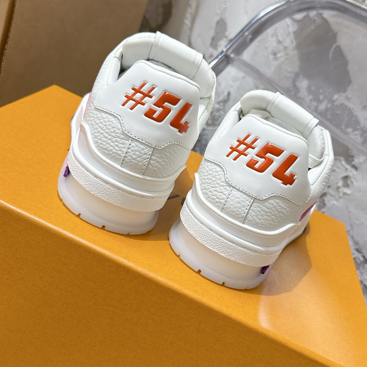 루이비통 LV Trainer 스타일 커플용 로우탑 스니커즈