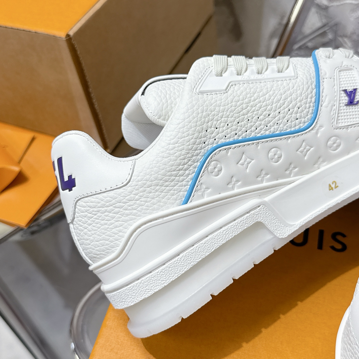 루이비통 LV Trainer 스타일 커플용 로우탑 스니커즈