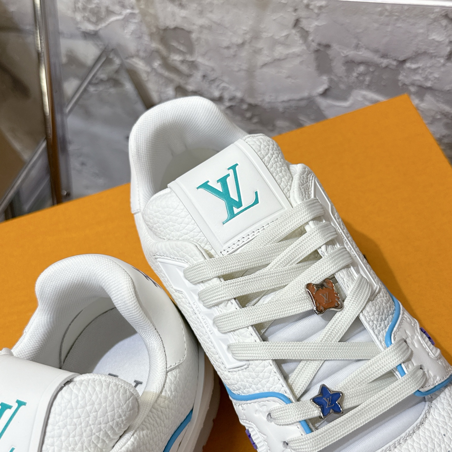 루이비통 LV Trainer 스타일 커플용 로우탑 스니커즈