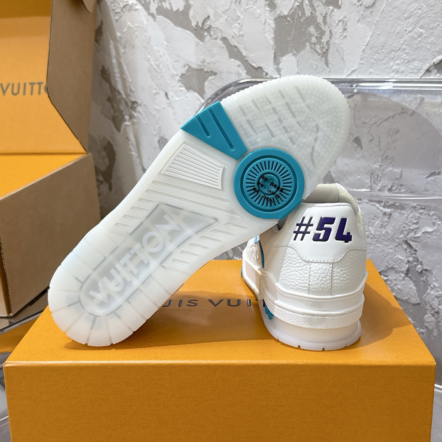 루이비통 LV Trainer 스타일 커플용 로우탑 스니커즈