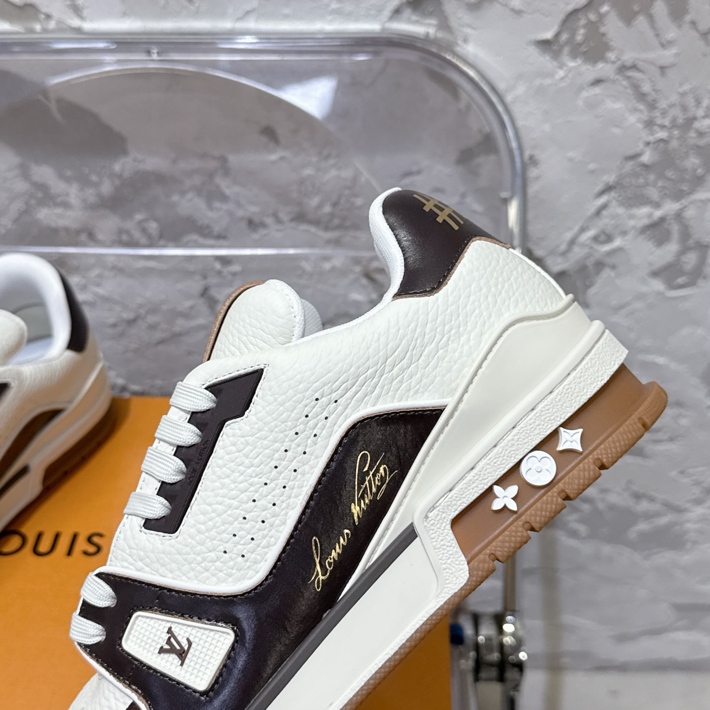 루이비통 LV Trainer 스타일 남성용 로우탑 스니커즈