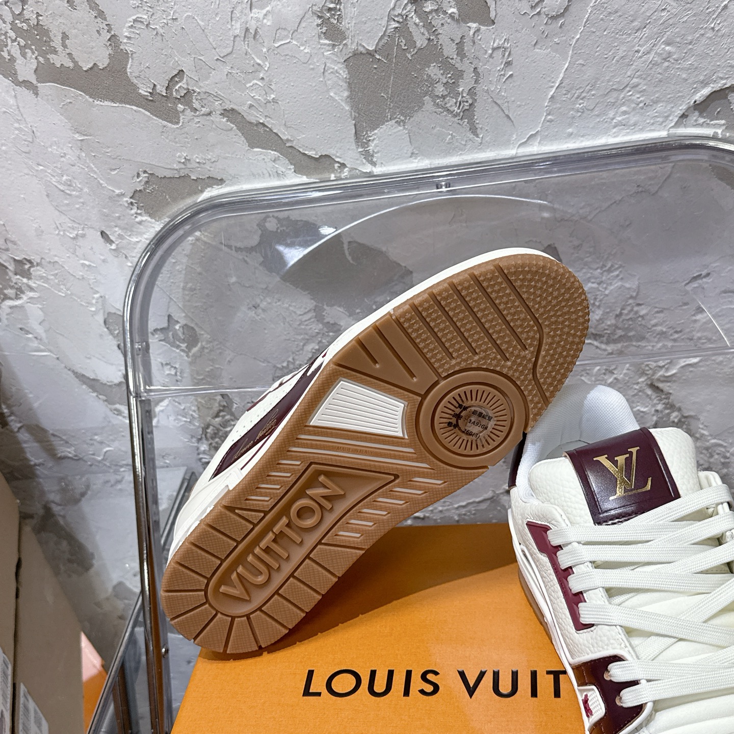 루이비통 LV Trainer 스타일 남성용 로우탑 스니커즈