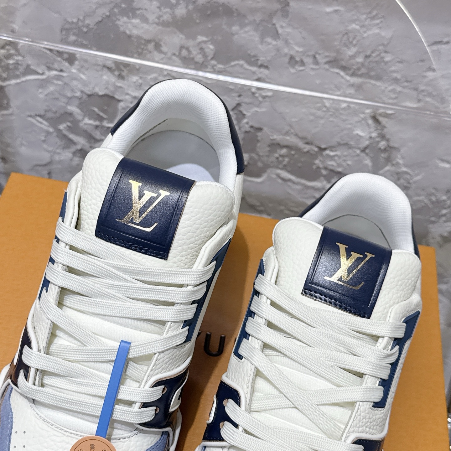 루이비통 LV Trainer 스타일 남성용 로우탑 스니커즈