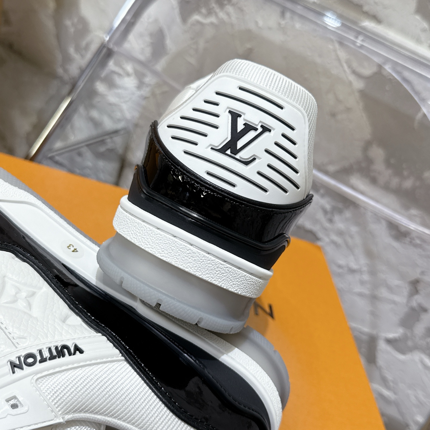 루이비통 LV Trainer 스타일 남성용 로우탑 스니커즈