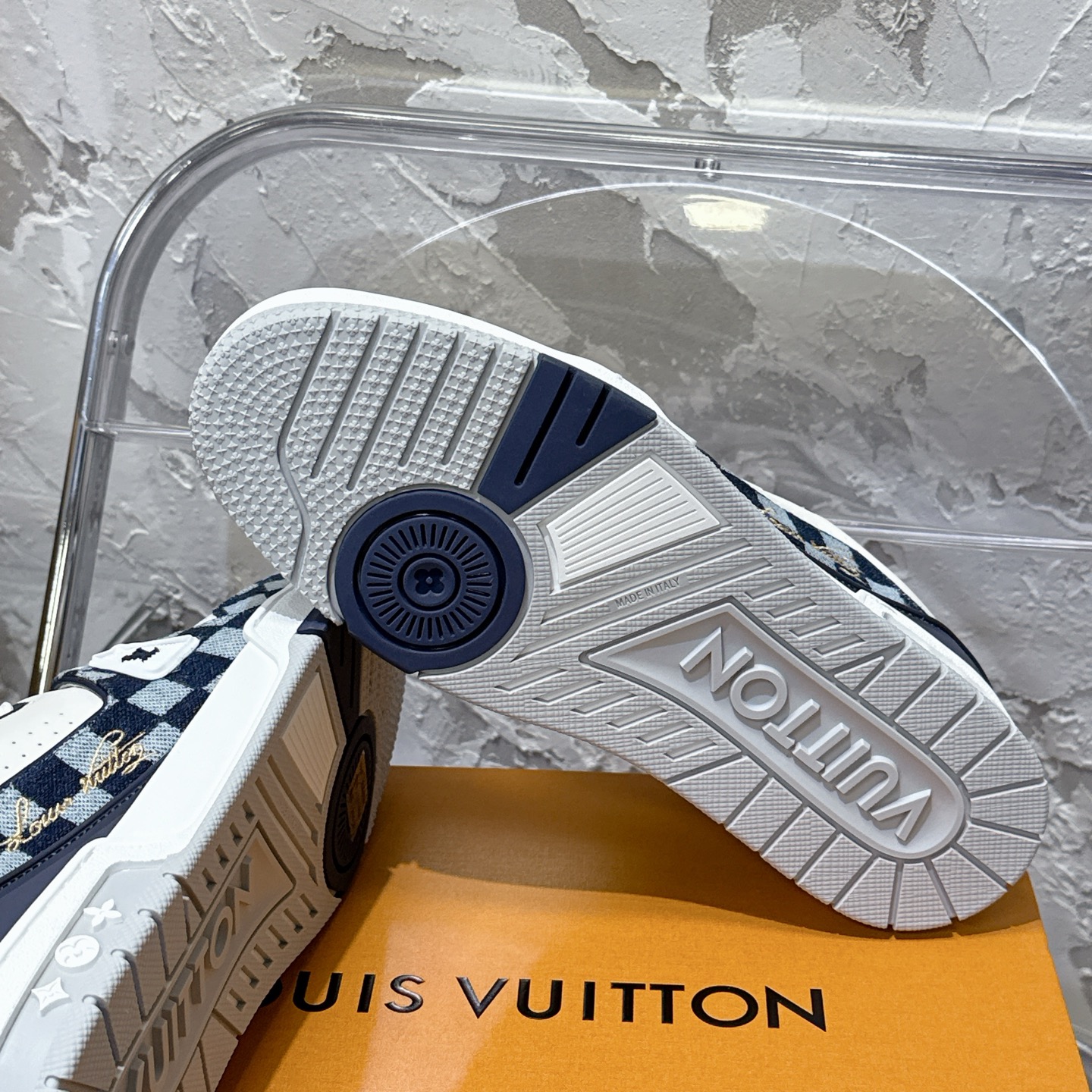 루이비통 LV Trainer 스타일 남성용 로우탑 스니커즈